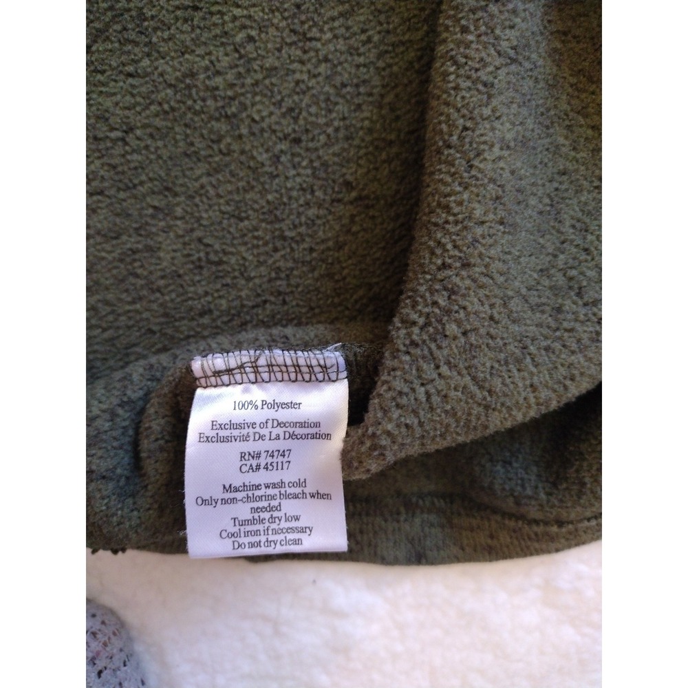 Red Head Sweater Man's LT Green Knit Casual  Pullover Mock Neck Buttons - Picture 5 of 6